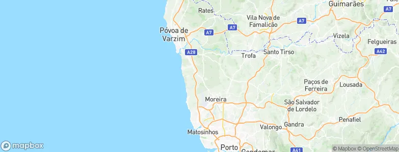 Modivas, Portugal Map