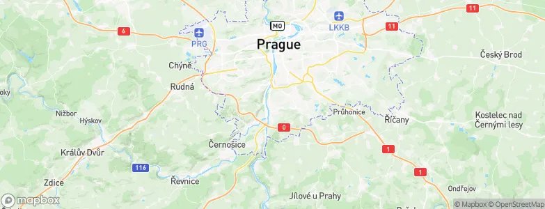 Modřany, Czechia Map