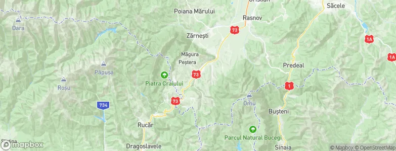 Moeciu de Jos, Romania Map