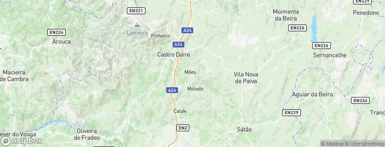 Mões, Portugal Map