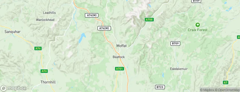 Moffat, United Kingdom Map