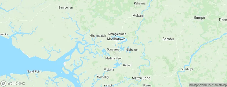 Mogbwemo, Sierra Leone Map