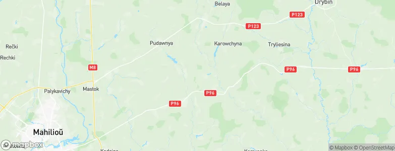 Mogilev Region, Belarus Map