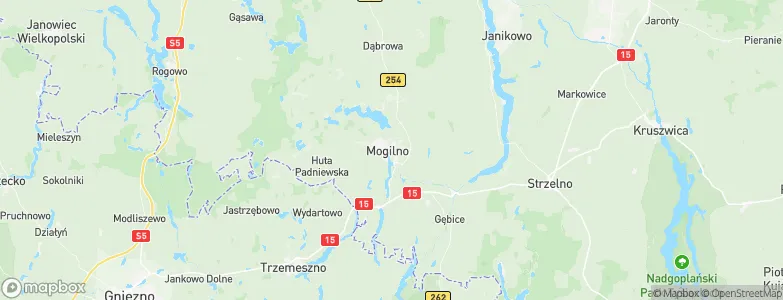 Mogilno, Poland Map