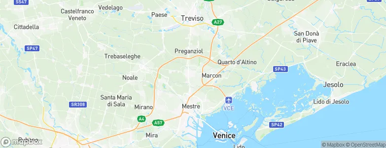 Mogliano Veneto, Italy Map
