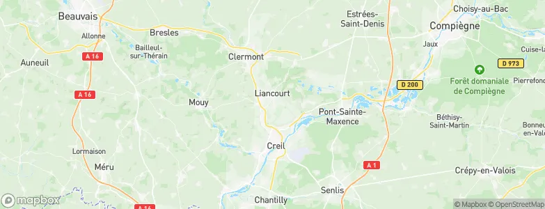 Mogneville, France Map