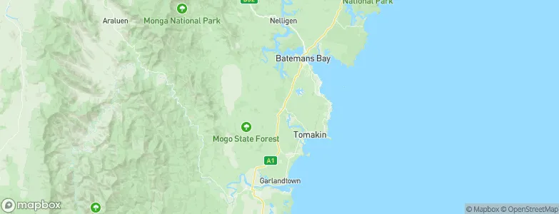 Mogo, Australia Map