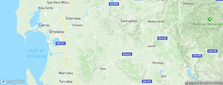 Mogorella, Italy Map