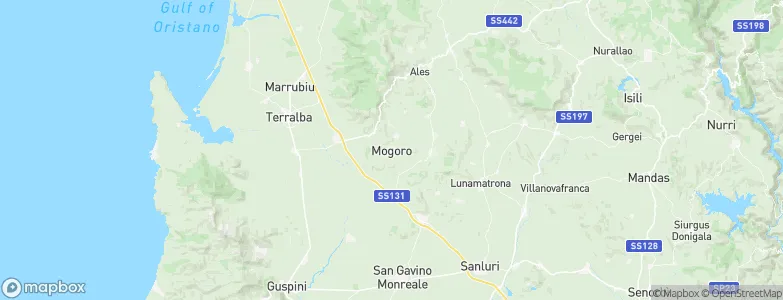 Mogoro, Italy Map
