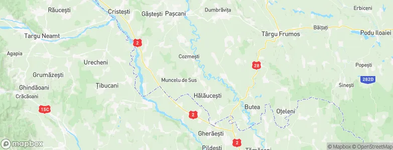 Mogoşeşti-Siret, Romania Map