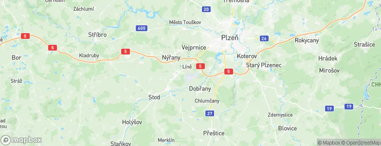 Moguntia, Czechia Map