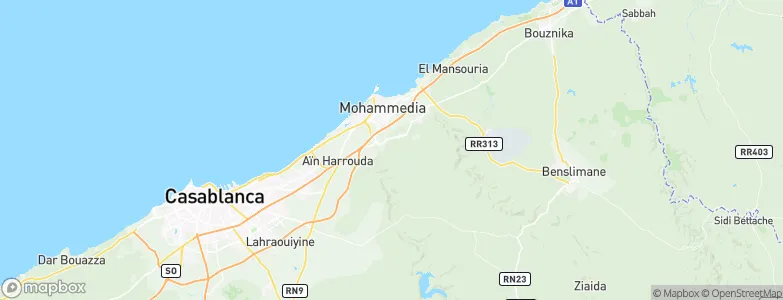Mohammedia, Morocco Map