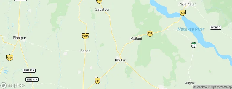 Mohanpur, India Map