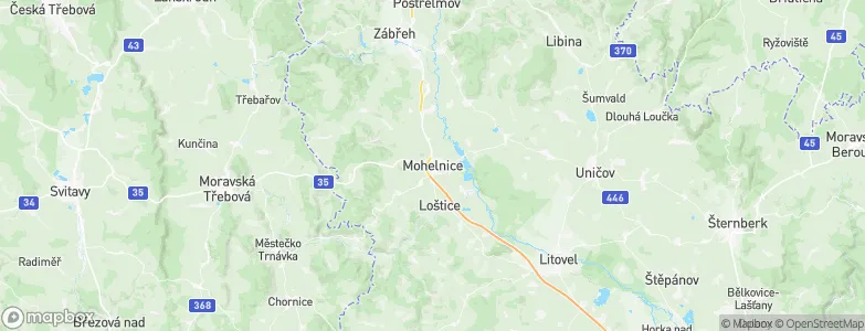 Mohelnice, Czechia Map