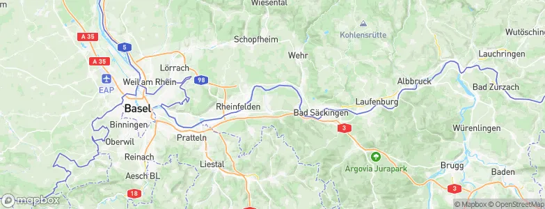 Möhlin, Switzerland Map