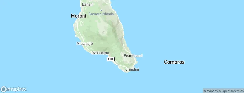 Mohoro, Comoros Map