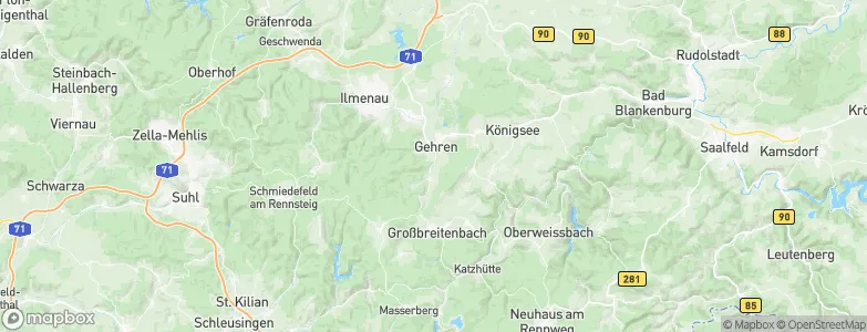 Möhrenbach, Germany Map