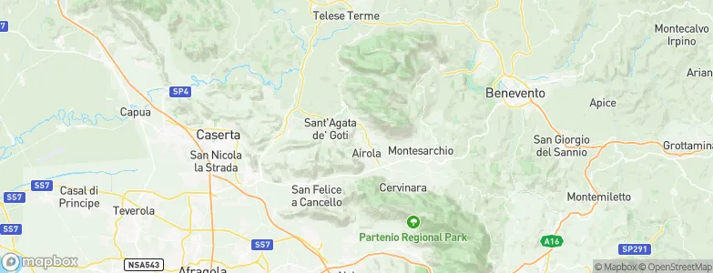 Moiano, Italy Map