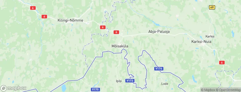 Mõisaküla, Estonia Map