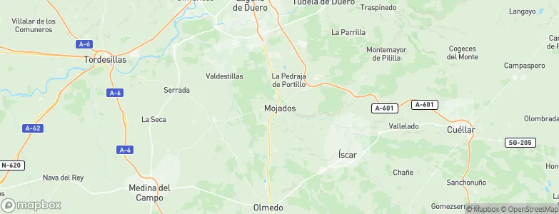 Mojados, Spain Map