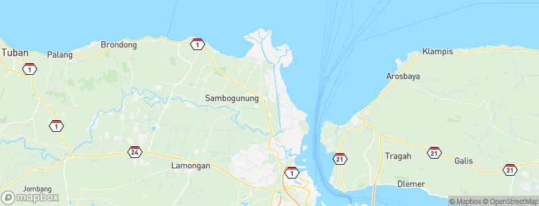 Mojoasem, Indonesia Map
