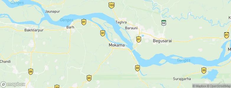 Mokameh, India Map