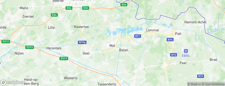 Mol, Belgium Map