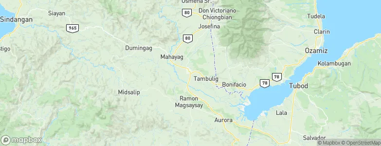Molave, Philippines Map