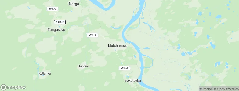 Molchanovo, Russia Map
