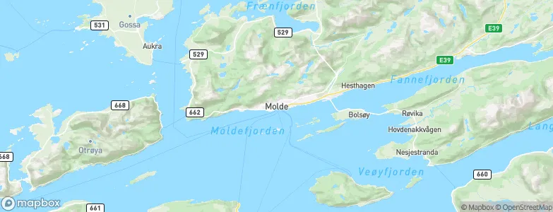 Molde, Norway Map