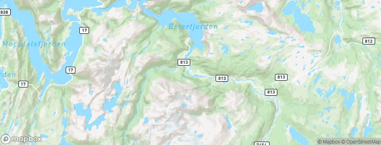 Moldjord, Norway Map