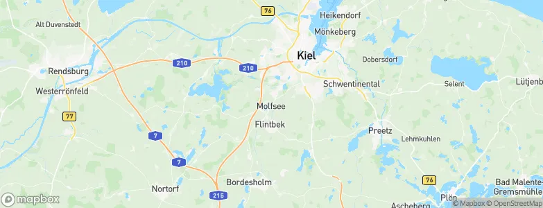 Molfsee, Germany Map