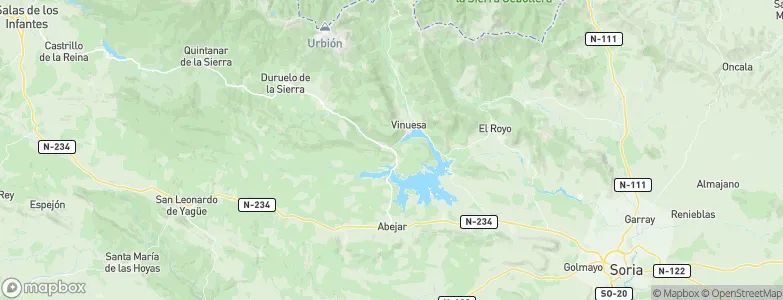 Molinos de Duero, Spain Map