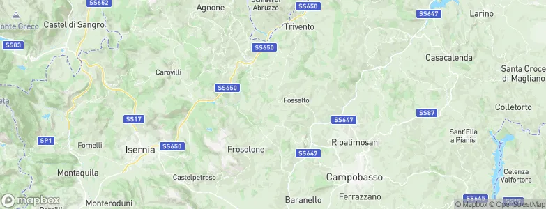 Molise, Italy Map