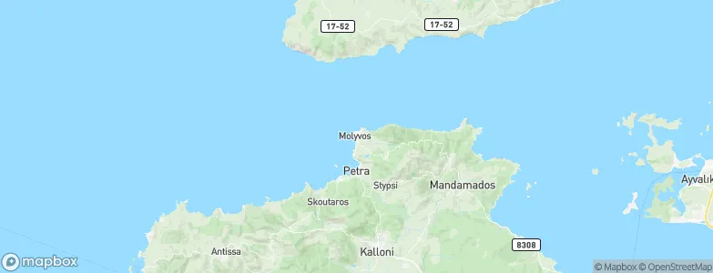 Molivo, Greece Map