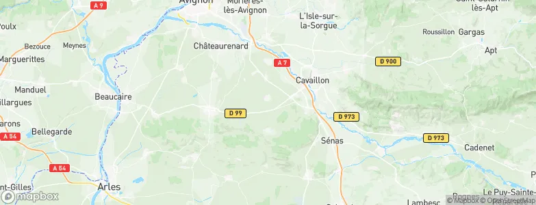 Mollégès, France Map