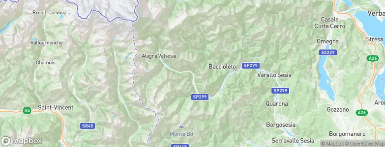 Mollia, Italy Map