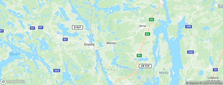 Mölnbo, Sweden Map