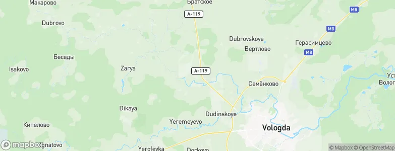 Molochnoye, Russia Map