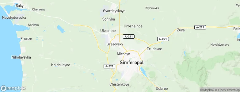 Molodyozhnoye, Ukraine Map
