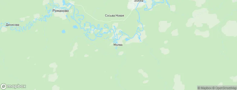 Molva, Russia Map
