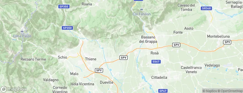 Molvena, Italy Map