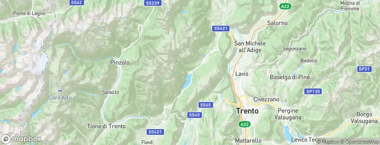 Molveno, Italy Map