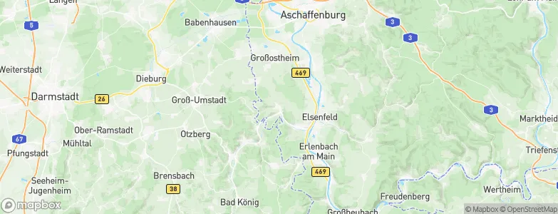 Mömlingen, Germany Map