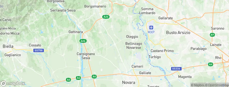 Momo, Italy Map
