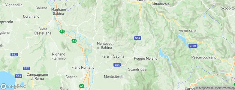 Mompeo, Italy Map