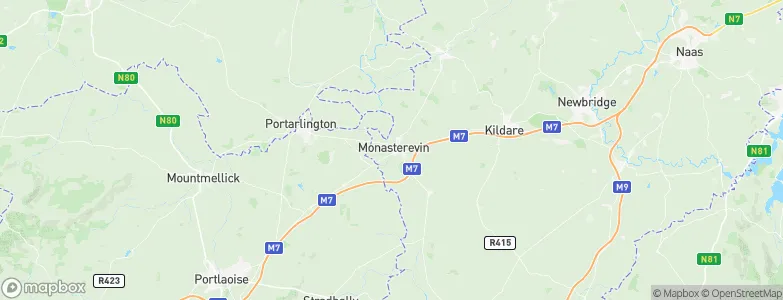 Monasterevin, Ireland Map