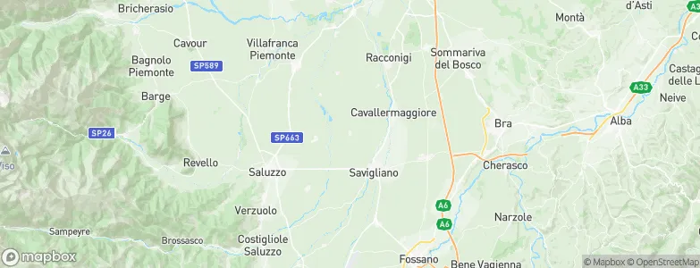 Monasterolo di Savigliano, Italy Map