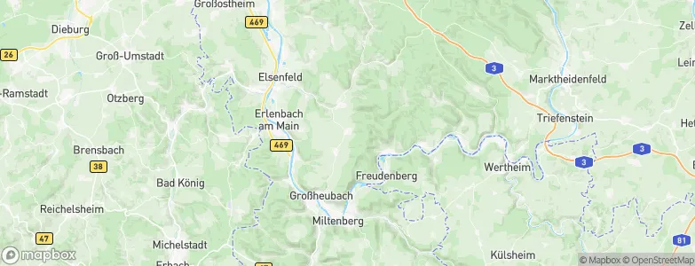 Mönchberg, Germany Map