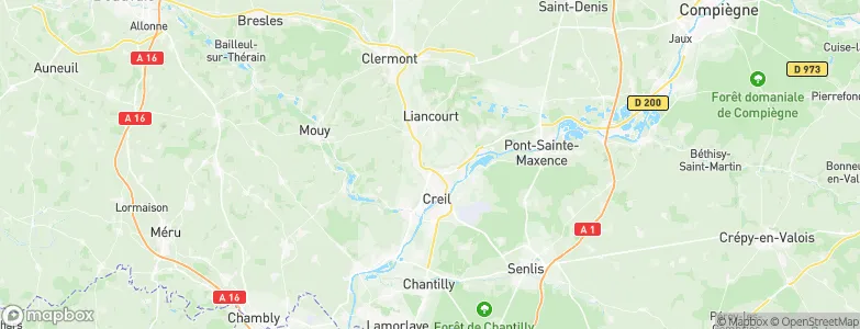 Monchy-Saint-Éloi, France Map